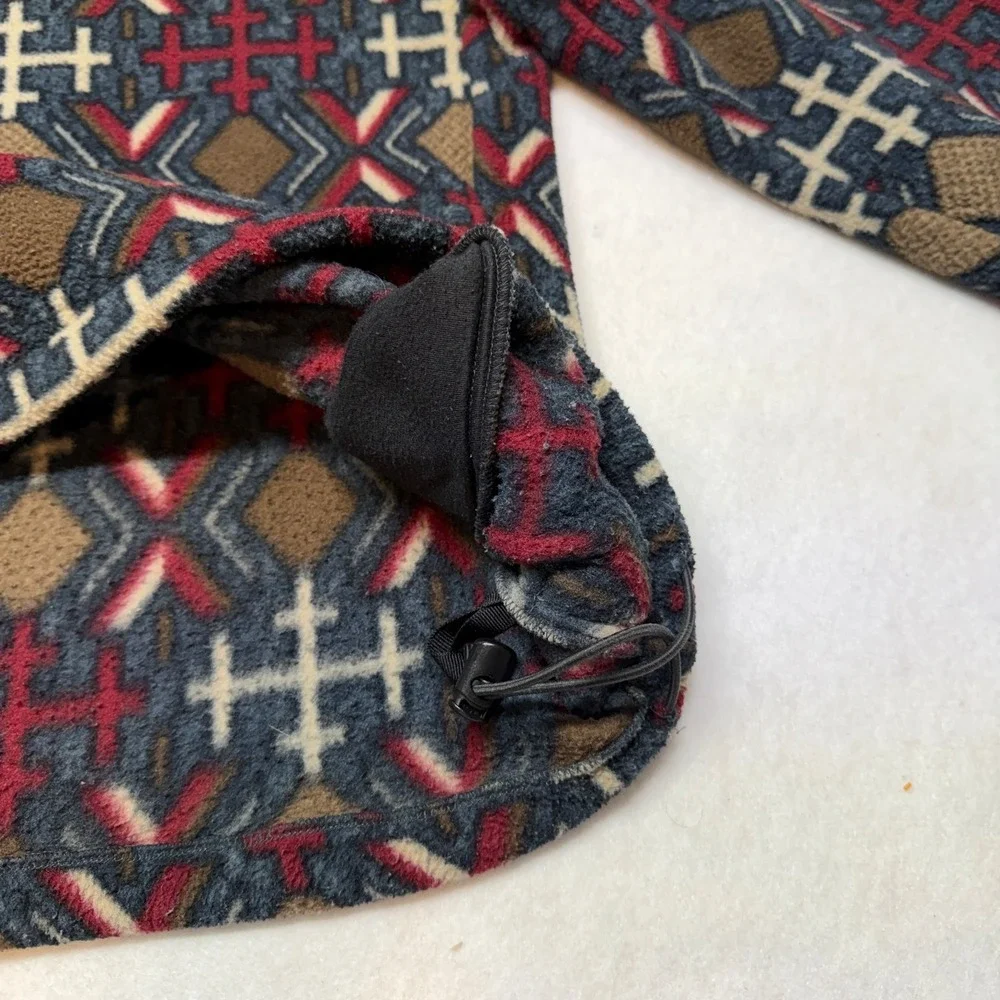 Vintage Woolrich Fleece Pullover Mens‎ XL Aztec Print Southwest 1/4 Zip 90s